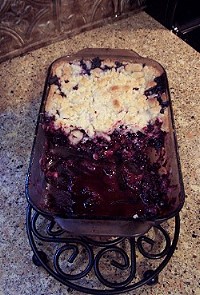 maureen hardegree's blueberry crumble